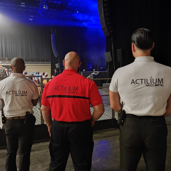 Hero section pour Actilium Sécurité, entreprise de sécurité en Vendée